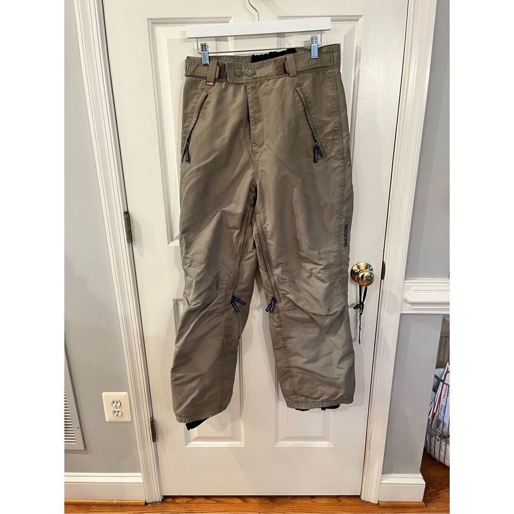 Sessions Olive Mens Ridge Series Ski Snow Pants sz L (flawed)